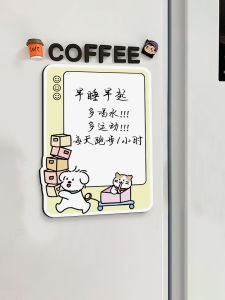 Magnetic Refrigerator Magnets Memo Board Erasable Decoration Calendar Plan Blackboard Home Decoration PVC Material