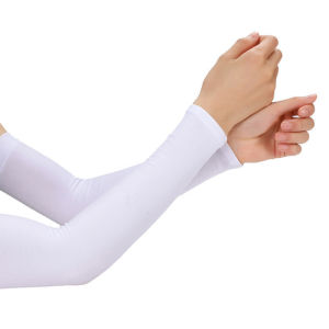 WRELS | Summer Cycling Ice Silk Arm Sleeves Breathable Thin Outdoor Sport Arm Guards Anti-UV Men Women Running Driving Arm Covers