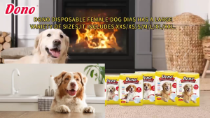 MitraJaya Popok Hewan Anjing Jantan Betina Ukuran XXS XS S M L XL XXL XXXL Dog Diapers Male Female Wraps Isi 8Pcs
