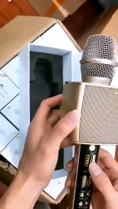 Micro Karaoke Bluetooth YS-92 Kết Nối Không Dây loa tích hợp âm thanh sống động pin sạc tiện lợi