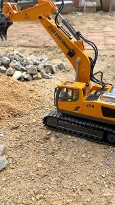 Excavator Dump Trucks Bulldozer Engineering Vehicle Electronic Toys with Lights and Sounds for Kids by WISHLAND