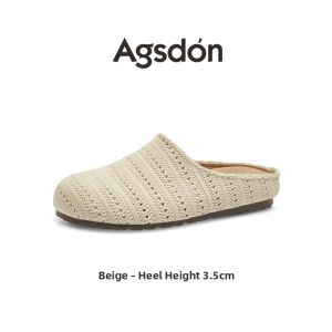 Agsdon | New Pregnant Women Thick Sole Slip-On Sandals