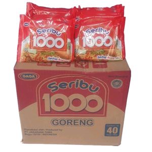 Indomie Ayam Goreng Instan Rasa Asli 40 Pouch - Mi Instan Sehat Bebas Kolesterol