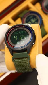 Jam tangan pria kanvas rubber digital SKMEI 2412 Original waterresist