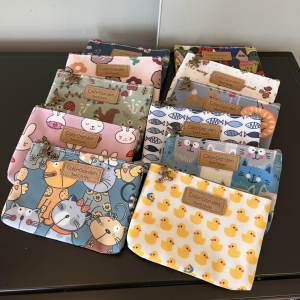 Portable Waterproof Sanitary Napkin Storage Bag Cartoon Design Period Bag Student Coin Purse Money Bag Health Care Products
