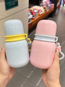 Cốc Nước Cách Nhiệt Bằng Thép Không Gỉ 316 Cốc Trà Cầm Tay Sang Trọng Cho Phụ Nữ Cốc Đựng Nước Có Nắp Cốc Đựng Nước Đi Học