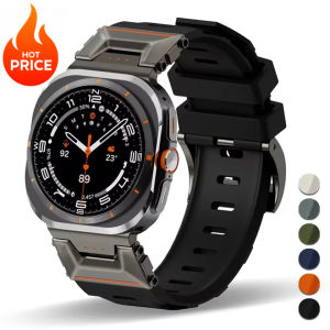 Silicone Sports Strap For Samsung Galaxy Watch Ultra 47mm Soft Loop Band For Samsung Galaxy Ultra 2025 No Gaps Watchband