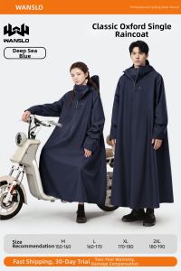 WANSLO | Raincoat For Electric Bike Rider Water Resistant