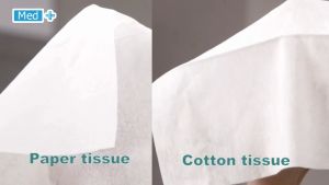 Med+ Tissue Kain Pembersih Wajah / Tissue Wajah Sekali Pakai / Cotton Soft Face TowelGentle Cleansing Wipes / Disposable Face Towel 100% Natural Cotton
