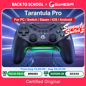 GameSir | GameSir Tarantula Pro Gamepad PC for Nintendo Switch 2 Switch Android iOS Controle TMR Hall Joysticks NFC 6 axis Gyro Controller