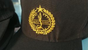 Topi Pramuka bordir belakang karet