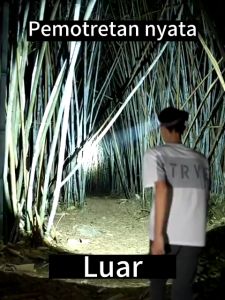 500W Senter Kepala Super Terang 30 Hari Tanpa Pengisian Daya Tahan Air Heavy Duty Militer Asli Darurat Stong Light Camping Mancing Headlamp Berkemah Led Senter Berkemah Headlamp Outdoor LED Senter Kepala Led Jarak Jauh Tahan Air