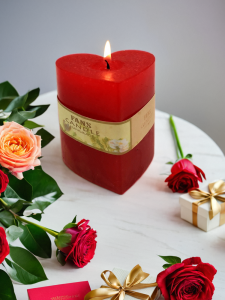 Quà Tặng Ngày Lễ Tình Nhân Đèn Nến Trái Tim Đỏ Tạo Không Khí Lễ Kỷ Niệm Sinh Nhật Đèn Nến Hương Liệu Không Khói Quà Tặng Sinh Nhật
