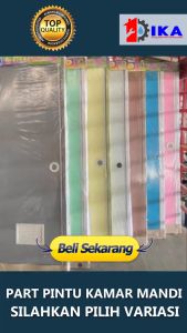 TARIKAN JENGKOL - ENGSEL PVC 4" - GRENDEL PVC SLOT UTK PINTU KAMAR MANDI EKONOMISKUAT DAN HEMAT