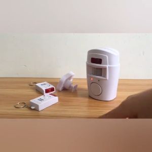 Promo Alarm Anti Maling Infrared PIR Sensor Gerak 2 Remote - YL105