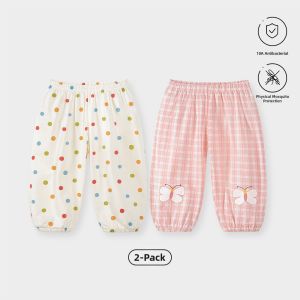 TONGLIANCHUXIN | Mosquito Repellent Light Cotton Summer Long Pants