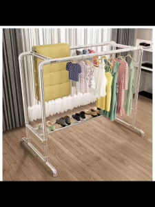 💥 ราวแขวนเสื้อผ้า ราวตากผ้า สีอังกฤษ ท่อน้ำวัสดุท่อชุบสังกะสี ป้องกันการเกิดสนิม