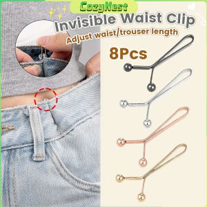 C.N Jeans Skirt Waist Invisible Clip Detachable Fixed Buckle Pants Clip Headscarf Clamp 8Pcs/Set