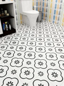 Đồ Trang Trí Nhà PVC Dày Chống Thấm Nước Chống Trượt Chống Mài Mòn Gạch Hoa Phòng Khách Hành Lang Nhà Bếp Phòng Tắm Chống Ẩm