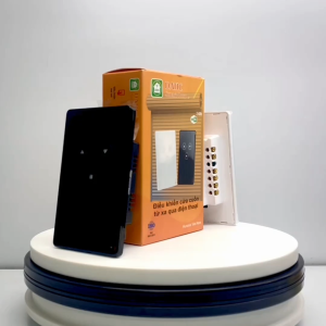 Công tắc cửa cuốn thông minh Hunonic kết nối Wifi đóng mở cửa qua điện thoại hẹn giờ - cảnh báo quên đóng cửa chia sẻ nhiều người. Hàng Việt Nam
