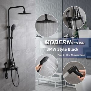 AZOS | Full Copper Shower Set With Large Storage Constant Temperature Boost Pressure