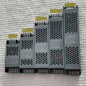 NIUGUY(好家伙) | Ultra Thin LED Power Supply 12V 24V 60W 100W 200W 300W 400W AC-DC Switching Transformer for LED Strip Light Lighting Driver
