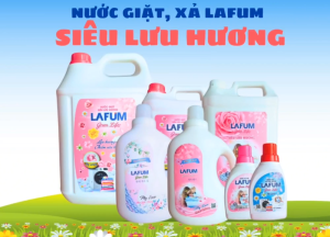 Nước Giặt Xả Siêu Lưu Hương Lafum 2L 4.8KG Hương MY LOVE Công Nghệ Mới Siêu Đậm Đặc Làm Sạch Vết Bẩn Lưu Hương Bền Lâu