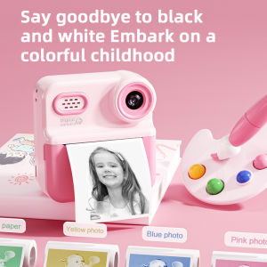 Marklife | 1080P Children Digital Camera Instant Print for Kids Thermal Print Camera Instant Photo Printing Camera Video For Kids Gift