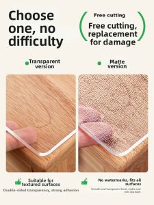 Waterproof and Oil-Proof PVC Soft Glass Table Mat