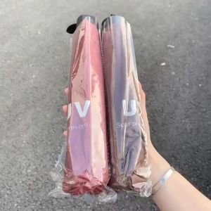 Promo - Payung Lipat MANUAL buka tutup lipat tiga anti uv premium Payung Lpt Hitam Anti UV (MANUAL)
