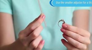 8Pcs/Set Ring Size Adjuster Accessories Adjustable Invisible Rubber Pad Ring Size Adjuster for Loose Rings