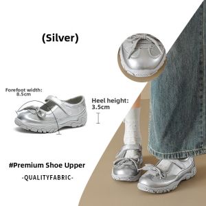 15MINS | Sports Summer Thick Sole Ballet Style Casual Shoes Black