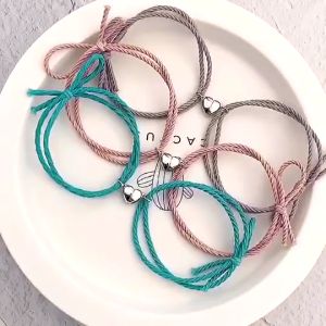 Gelang Couple Magnet Love / Gelang Couple Pria Wanita / Gelang Fashion Korea / Gelang Love Hati (Sepasang) Murah