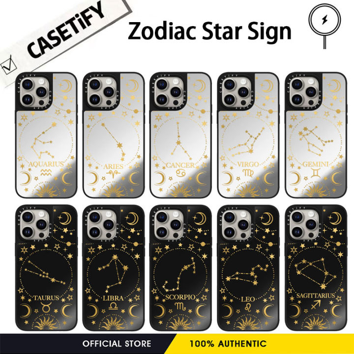 CASETiFY Zodiac Star Sign Mirror Case with Magsafe for iPhone 15 Pro