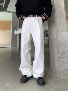 Holocene American Fashion Brand Chinese Fad Design Simple Jeans Male Ins Fashion Niche Style Fried Street Couple Trousers