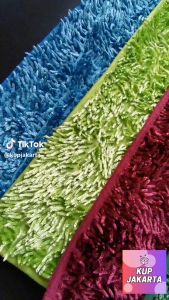 Keset Cendol kilat glossy Microfiber 58x37 cm Premium Alas Kaki anti slip