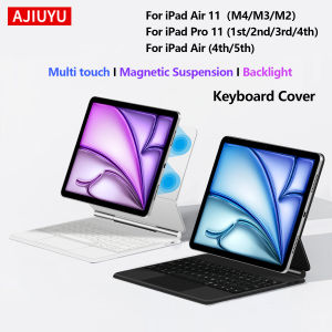 Magic Backlight Keyboard Folio For iPad Air 11 M4 M3 M2 iPad Pro 11 2018-2022 11" Air 4th 5th Smart Magnetic Cover Case TouchPad