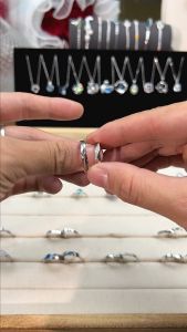 Nhẫn Đôi Bạc S925 Thiết Kế Lụa Mềm Uốn Lượn Nhẫn Đôi Tình Yêu Tỏ Tình - ND2882 - Bảo Ngọc Jewelry