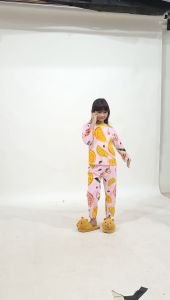 Kiminori LORA.PP Setelan Baju Tidur Anak Perempuan Lengan Panjang