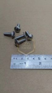 BAUT JT M6X20 M6 X 20 STAINLESS PANJANG 2CM KUNCI MUR 10 2 CM BAUD 10 6X20 6 X 20 OBENG PLUS PAYUNG ANTI KARAT SS SUS 304 A70 DIAMETER DRAT 6MM PITCH DRAT 1.0 STAINLIS SEKRUP SKRUP BODY MOTOR