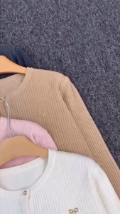 Fellora | FLR111 Atasan Cardigan Rajut Import Premium Long Sleeve