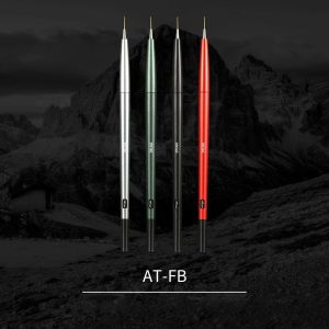 DSPIAE AT-FB Aluminium Alloy Interchangeable Fine Tip Brush for DIY Model Making Tool Assembly Revamp Hobby Environmentally Friendly Nylon Pen Tip Coloring Tool