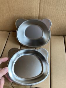 Bát Ăn Cháo Hình Gấu Dễ Thương Bằng Thép Không Gỉ 304 Dày Chống Rơi Chống Bỏng Cho Trẻ Em Bé Trai Và Bé Gái Dùng Hàng Ngày