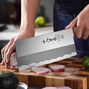 SHI BA ZI ZUO | Multi-purpose Sharp Stainless Steel Kitchen Knife