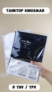 Kaos TankTop/Runcool Kingsman TPV putih Isi-1 Pcs bahn Fine Cotton