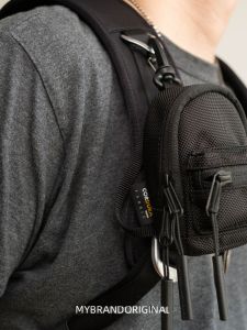 Cute Mini Dual-Shoulder Bag Earphone Keychain Lipstick Holder Lock Bag MYBRANDORIGINAL Q4017 Hip Hop Style Polyester Lining