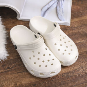 Womens Thick Bottom Slip-On Sandals Anti-Slip Beach Shoes Mens Flop Flops Cute Durable PVC Flat Heel Casual Footwear