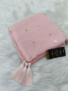 Hijab segiempat R139 kerudung Paris Swarovski atas bawah