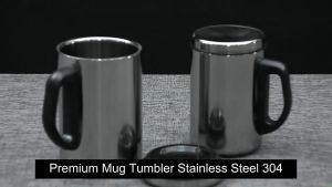 TERMOS MUG STAINLESS STEEL 500ML / GELAS KOPI / GELAS VACUUM CUP STAINLESS STEEL