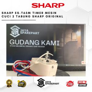 SHARP ES-T65M TIMER MESIN CUCI 2 TABUNG | PEMUTARAN MESIN CUCI SHARP 3 KABEL